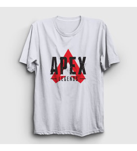 Presmono Unisex Beyaz Logo Apex Legends T-Shirt 231877tt (Beyaz)