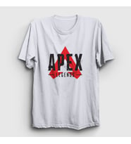 Presmono Unisex Beyaz Logo Apex Legends T-Shirt 231877tt (Beyaz)