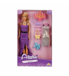 3393 NessiWorld-RST-SIS Yedek Kıyafetli Bebek Set 29 cm