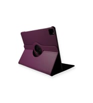 Apple İpad Pro 11 (2020) Kılıf 360 Tablet Deri Kılıf - Mürdüm