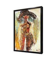 Karel Appel Çerçeveli Mdf Tablo