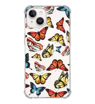 PrintiFy Apple iPhone 14 Uyumlu Water Color 2 Baskılı Şeffaf Köşe Korumalı Antişok Kılıf