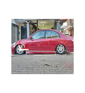 HONDA CİVİC VTEC2 MARŞPİYEL SAĞ SOL TAKIM FİBERGLASS BOYASIZ Uyumlu