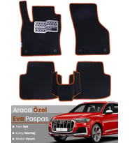 AUDİ Q7 (2005-2015) Uyumlu EVA Paspas Tam Set–Araca Özel,Su Geçirmez,Hızlı ve Kolay Montaj