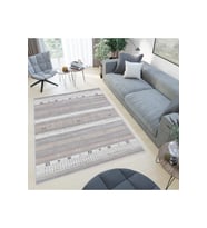 Rovigo Home Dijital Baskı Yıkanabilir Kaymaz Taban Salon Halısı RVG0427 (Bej)