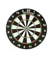 Avessa Dart-10 Amatör Dart Tahtası 6 Oklu (Çok Renkli)