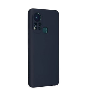 İnfinix Hot 11s Kılıf Nano İçi Kadife Silikon - Lacivert