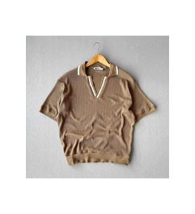 Polo Yaka Örme Triko T-shirt
