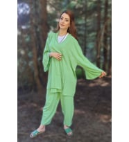 Yeşil Renk Kimono Takım