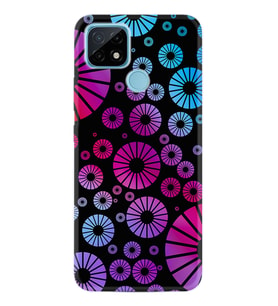 Realme C11 C21 C21Y C25Y C11 2021 Kılıf Desemli Silikon Daireler 1751