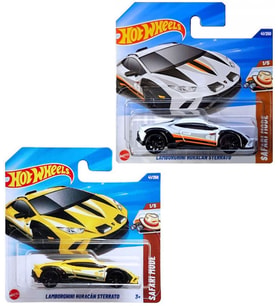 2 Araç Set - Hot Wheels Lamborghini Huracan Sterrato - Sarı & Beyaz (1/64)