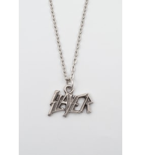 Slayer Gümüş Kaplama Düz Zincir Kolye