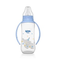 Wee Baby Klasik Kulplu PP Biberon 270 ml 6-18 ay Mavi