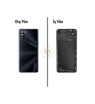 Oppo A91 Siyah Uyumlu Orta Kasa Full Kasa Kapak Gövde Housing