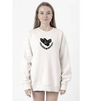 Violet Evergarden Anime CH Postal Company Logo Beyaz Kadın 2ip Sweatshirt