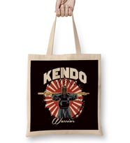 Kendo Japanese Warrior Samurai Martial Arts Katana Fighter Bez Çanta Uzun Saplı