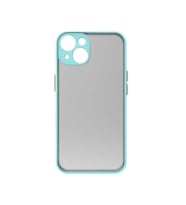 Apple iPhone 14 Kılıf Mat Yüzey Kamera Korumalı Silikon (Turkuaz)