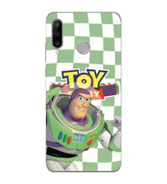 Huawei P30 Lite Uyumlu Toy Story Buzz Desenli Şeffaf Telefon Kılıfı