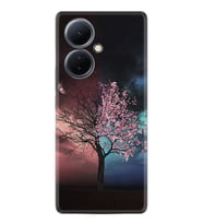 Vivo V29 Lite Kılıf Resimli Desenli Silikon Platinium Series Heaven Tree 1859