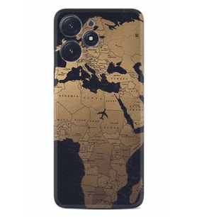 Xiaomi Poco M6 Pro 5G Kılıf Silikon Desen Özel Seri Map Planet 1656