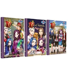 Disney Manga Yeni Nesil Özlü Kötüler Üçlemesi 3 Kitap Set