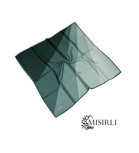 Mısırlı Emprime Kristal Eşarp (Yeşil)