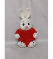 Kalpli Tavşan Amigurumi Organik Oyuncak