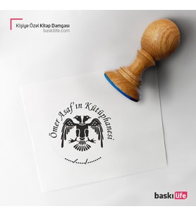 Kişiye Özel Kitap Damgası Kitap Mührü Kaşe Kitap Mühür Özel Damga 325