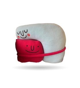 30 cm Sarılan Yastık - Renkli Yastık - Çocuk Yastık - Bebek Yastık Elyaf Yastık Hug Yastık (Karışık)