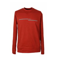 Trender 26YG08000050 Kiremit Erkek Sweatshirt What Baskı 0 Yaka 2 İp