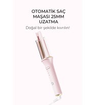 Pluzz Otomatik Saç Maşası Kalın Su Dalgası 32MM Iyonlu