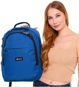 Okapi Sırt Çantası Üç Bölmeli Çivit Mavi OKP-145