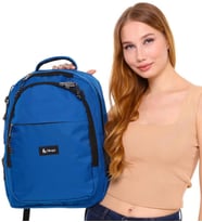 Okapi Sırt Çantası Üç Bölmeli Çivit Mavi OKP-145