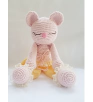 Uykucu Ayıcık Uyku Arkadaşı Amigurumi Organik Oyuncak
