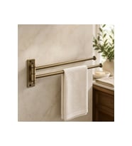 Antik Gold Havluluk Çiftli Asklılı Havluluk Hareketli Sistem Banyo Havluluğ