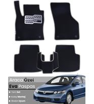 HONDA CİVİC FD6 SEDAN-(2006-2011) Uyumlu EVA Paspas Tam Set–Araca Özel,Su Geçirmez