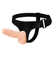 Lilitu Shop 15 cm Belden Bağlamalı İçi Dolu Strapon Penis