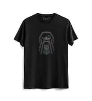Vikings Baskılı  Siyah Tshirt