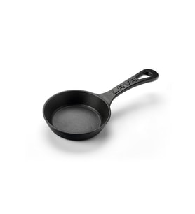 Lava Döküm Yuvarlak Kızartma Tavası Yekpare Saplı. Çap(Ø)12cm.