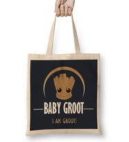 Guardians Of The Galaxy Baby Groot I Am Groot Bez Çanta Uzun Saplı