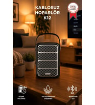 Lenovo Bluetooth Hoparlör Kablosuz Taşınabilir Speaker K12 Siyah