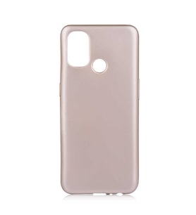 Lexroo One Plus Nord N100 Kılıf Premier Silikon Kılıf - Gold