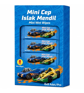 Islak Mini Cep Mendili 8'li