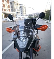 MOTOCAM KTM 1050 Adventure Ön Cam 2008-2017 Model 56cm Şeffaf Renkli 4mm