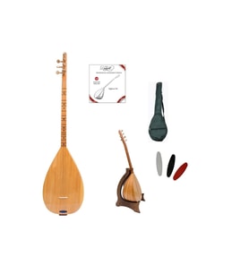 Kısa Sap Bağlama Saz Full Takım Set