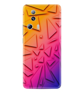Xiaomi Mi 13 Lite Kılıf Silikon Desen Özel Seri Üçgenler 1635