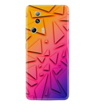 Xiaomi Mi 13 Lite Kılıf Silikon Desen Özel Seri Üçgenler 1635