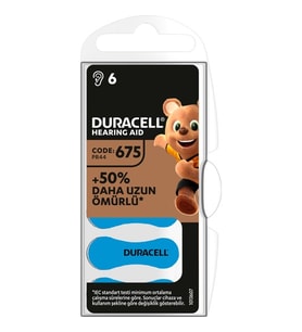 Duracell 675 No Kulaklık Pili 6'lı Paket