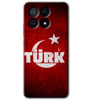 Poco x6 Pro Kılıf HD Desen Baskılı Kılıf - Ayyıldız Türk