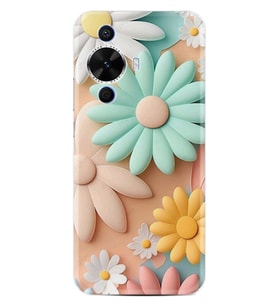 Huawei Nova 12S Kılıf Boutique Baskılı Resimli Rengarenk Çiçek Pcode -059